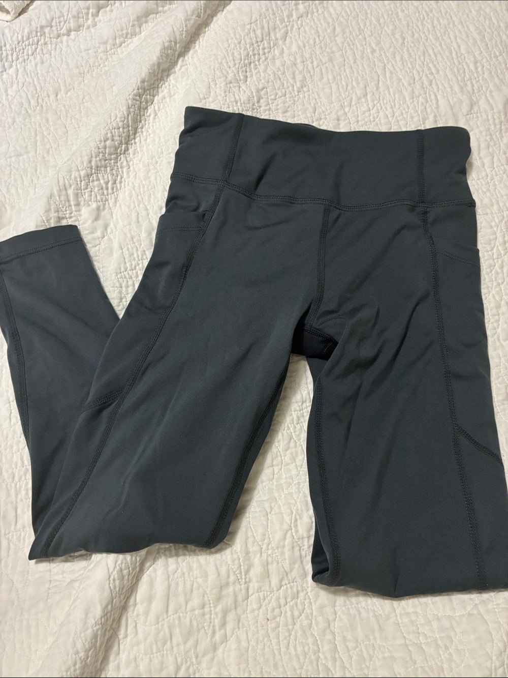 32 Degrees Black Girls' High-Rise Performance Leggings